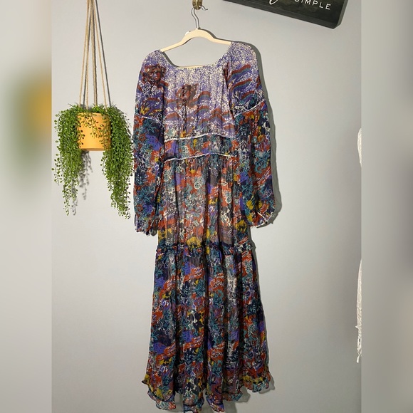 maeve annabella maxi dress New Anthropologie Maeve Annabella Maxi Dress Size 4